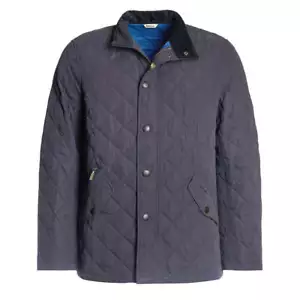 Barbour Shoveler Quilt Jacket Navy - Picture 1 of 6