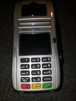 First Data FD130 Duo Credit/Debit Card POS Terminal - Image 1 of 2