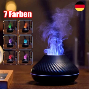 Aroma Diffuser Mit Flammen Effekt Luftbefeuchter Diffusor Für ätherische Öle - Bild 1 von 17