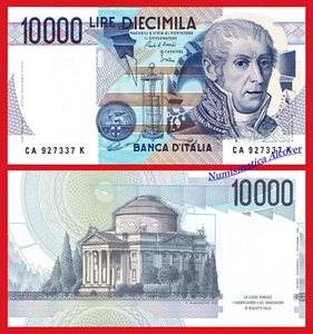 ITALIA ITALY 10000 Liras lire 1984 Volta Pick 112a SC / UNC - Bild 1 von 1