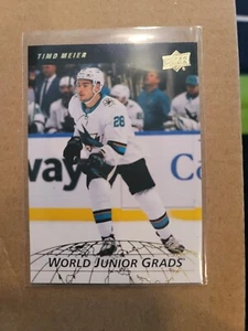 2022-23 Upper Deck #WG-14 Timo Meier World Junior Grads San jose Sharks - Picture 1 of 2