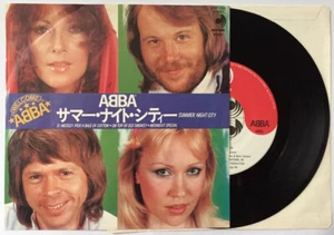 ABBA SUMMER NIGHT CITY JAPAN 7" Single Record Vinyl DSP-122 - Picture 1 of 6