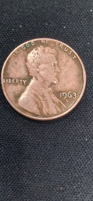 1963 D Lincoln Memorial Penny Offset Rim  L on Edge Error -(RARE)- - Image 1 of 4