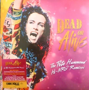 DEAD OR ALIVE 2 LP - The Pete Hammond Hi-NRG Remixes BLUE/YELLOW VINYL RSD 2024 - Picture 1 of 2