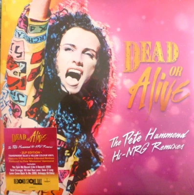 DEAD OR ALIVE 2 LP - The Pete Hammond Hi-NRG Remixes BLUE/YELLOW VINYL RSD 2024 - Image 1 of 2