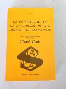 CONIO (Gérard) - SLAVICA / LE FORMALISME ET LE FUTURISME RUSSES MARXISME /1975 - Imagen 1 de 2