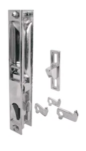 C1045 Sliding Glass Door Handle Flush Mount Standard Hook Chrome HD 842250 New - Picture 1 of 4