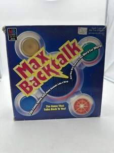 Vintage Max Backtalk Board Game Milton Bradley 4752 MB 1986!! - Picture 1 of 3
