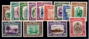 NORTH BORNEO SG303/15 1939 SHORT SET TO $1 MTD MINT - Bild 1 von 1