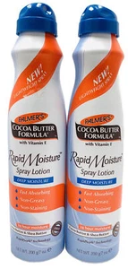 2 palmers cocoa butter rapid moisture spray lotion 7oz ea - Picture 1 of 1