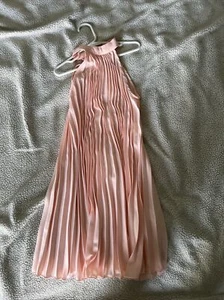 Wdirara Light Pink Halter Girls Dress 9 - Picture 1 of 12