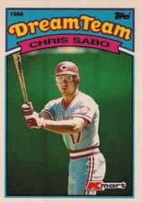 1989 Topps K-Mart Dream Team Baseball 3 Chris Sabo
