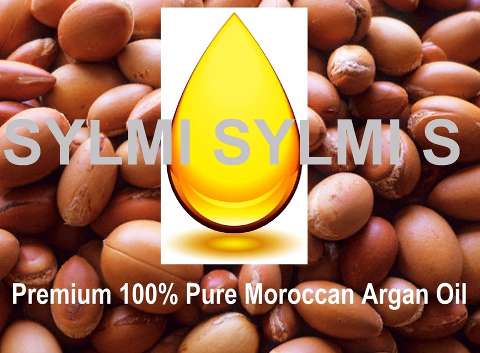 ACEITE DE NUEZ DE ARGÁN MARROQUÍ PURO ORGÁNICO PREMIUM prensado en frío crudo 1 4 5 8 16 ml/oz/lb Foto 1 de 1