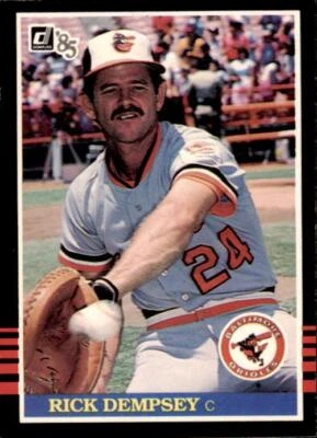 1985 Donruss #332 Rick Dempsey - Image 1 of 2