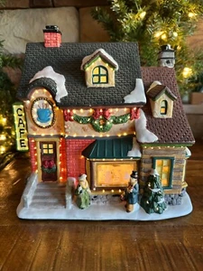 Luz de fibra óptica Hofert's 2004 café Christmas Village #6401 - Imagen 1 de 11