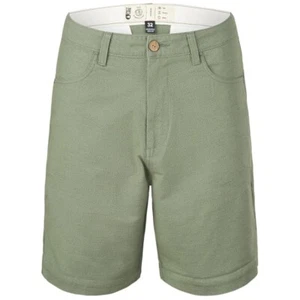 Pantalones Cortos Para Hombre 32" Verde Algodón Elástico Imagen Orgánica Aldos Inteligente Causal PVP £70 - Imagen 1 de 6