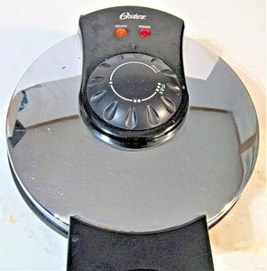Oster Waffle Maker With Ready Light Chrome and Nonstick Model 3883