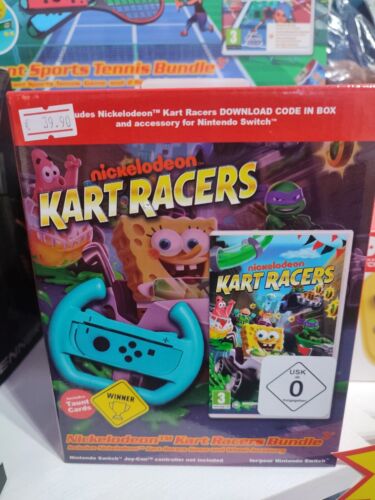 Gioco per Nintendo Switch Spongebob kart racer + volante!