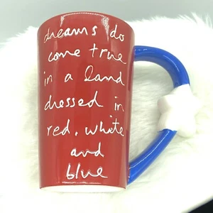 Tazza caffè Sandra Magsamen I sogni diventano realtà in una terra rosso bianco e blu - Foto 1 di 5
