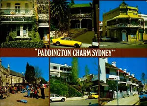 Paddington Sydney Postcard. Multi View NSW Australia Vintage 70s 80s Old - Picture 1 of 2