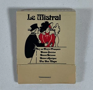 Vintage - Le Mistral Bistro Francais Matchbook, Tyson's Corner VA - Picture 1 of 4