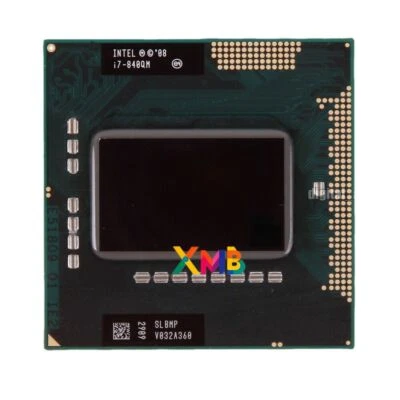 Intel Core i7 840QM CPU 1.86 GHz 8M Quad-Core SLBMP Socket G1 PGA998 Processor - Image 1 of 3