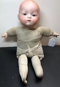 15” Antique Arranbee R&B Bisque German Dream Baby Blue Sleep Eyes Cloth Doll - Picture 1 of 12