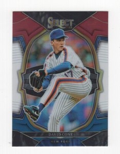 2023 PANINI SELECT BASEBALL TRI-COLOR PRIZM DAVID CONE NEW YORK METS #32