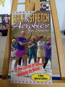 WALK & STRETCH AEROBICS FOR SENIORS VHS  - Picture 1 of 1