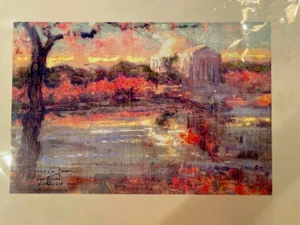 Leonardo Len Garon Limited Ed Print 143/950 Washington DC Jefferson Memorial - Picture 1 of 5