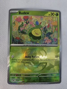 Budew Masterball Reverse Holo Prismatic Evolutions Pokemon TCG - Picture 1 of 2