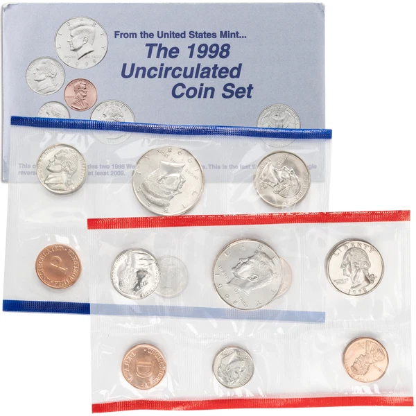 1998 United States Uncirculated Mint Set ***IN ORIGINAL US MINT PACKAGING*** - Image 1 of 1