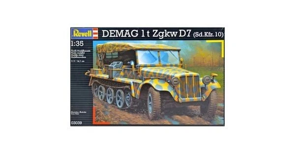 REVELL 03039 DEMAG 1 t Zgkw D7 (Sd.Kfz.10) scala 1/35 (leggi descrizione) - Immagine 1 di 1