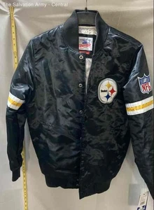 Starter Mens Black Pittsburgh Steelers Football-NFL Varsity Jacket Size Small - Picture 1 of 6