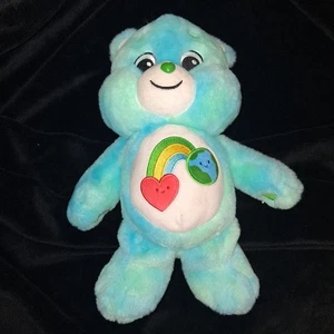 Care Bears Love The Earth TÜRKIS I CARE BEAR 13 Zoll Plüschtier STOFFTIER SPIELZEUG - Bild 1 von 5