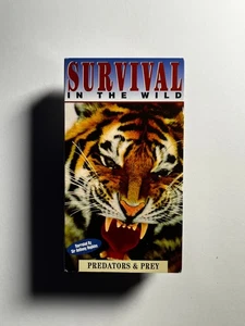 Survival in the Wild VHS Predators & Prey Narrated Anthony Hopkins buy 3 get 3 - Picture 1 of 13