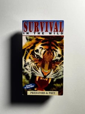 Survival in the Wild VHS Predators & Prey Narrated Anthony Hopkins buy 3 get 3 - Image 1 of 4