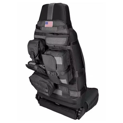 Rugged Ridge Cargo Blk Front Row Seat Cover for Gladiator Wrangler TJ YJ Single Foto 1 de 3