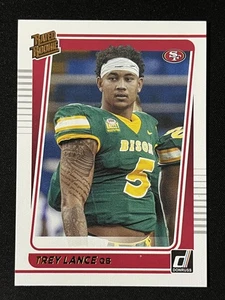 Retrato de novatos Donruss #254 2021 clasificación Trey Lance San Francisco 49ers - Imagen 1 de 2