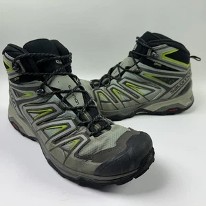 Salomon X Ultra Mid GTX Stiefel Herren Größe 14 grau grün Gore-Tex Wander Trail - Bild 1 von 13