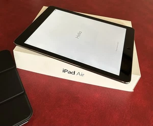Apple iPad Air 16GB WiFi Tablet Space Grey 16GB Model MD785B/A Working 77% BL - Picture 1 of 10