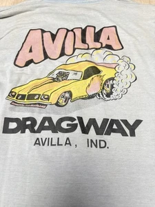 Vintage Avilla Dragway Racing T-Shirt Indiana USA - Bild 1 von 5