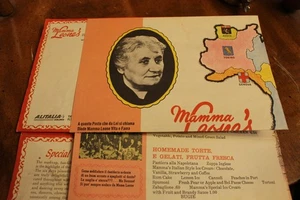 Mama Leones übergroße Papierkarte ~ um 1965 - Bild 1 von 5