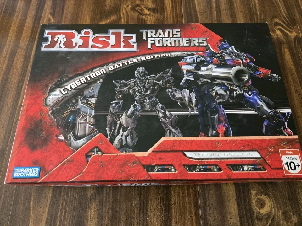  Risk - Transformers, Cybertron Battle Edition Parker Brothers 2007 - Image 1 of 4