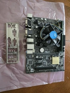 ASUS H110 mATX H110M-C, Intel Core i5-7400, 8GB (1x8G) RAM DDR4 Combo - Picture 1 of 2