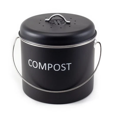 Hanseküche Komposteimer Küche 5L – Hochwertiger Mülleimer, Abfalleimer - Bild 1 von 4