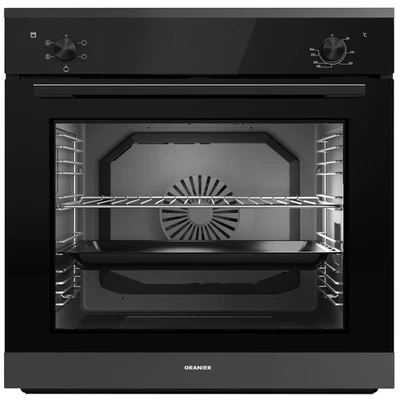 Oranier Einbau Backofen EBS220 autark schwarz 80 Liter Elektroherd 5 Funktionen - Bild 1 von 4