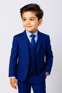 Page Boys Italian Wedding Prom Funeral Boys Suit in Black Grey Blue Navy Ivory - Picture 1 of 26