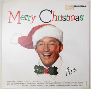 BING CROSBY Merry Christmas MCA LP Vintage re new old stock SEALED white xmas - Bild 1 von 3
