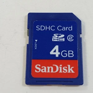 SanDisk 4GB SDHC Memory Card Class 2 - Picture 1 of 5
